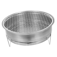 Grill grate, camping grill, 1 set portable charcoal grill, stainless steel grill for outdoor use, for camping picnics and parties, durable.