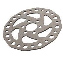 Reliable Steel 100mm Bike Disc Rotor with 6 Bolt Mount for Mountain & Road Use