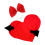 Valentines Heart Pattern Geese Clothing 2Pieces Durable 1