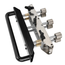 3 Station Edge Roller Bender for Metal Roofing - High Speed Steel, 34x19cm