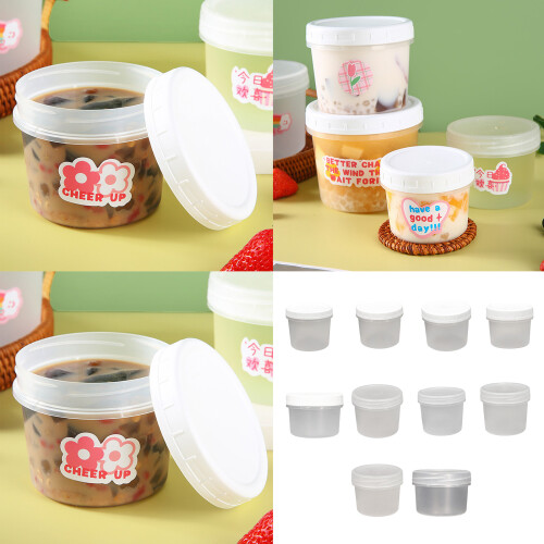 Multipurpose Stackable Snacks-Transparent cover 160ml 2
