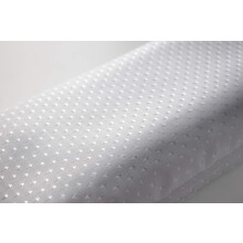 Euroshowers White Diamond Fabric Shower Curtain - Extra Long and Wide, Weighted Hem - Machine Washable (180 CM WIDE X 200 CM LONG)