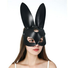 Women Leather Masks Sexy Girls Eye Mask Leather Mask Unit size Black