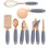 (Gray, 1) 7pcs Soft Touch Rose Gold Kitchen Utensils Set 1