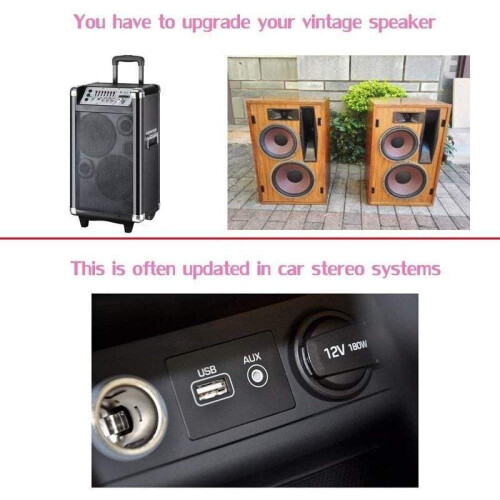 Bluetooth Music Receiver Mini USB Car Set Wireless Adapter 3.5 mm Stereo Output 1
