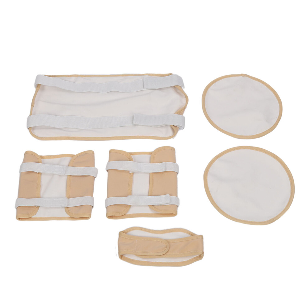 Skin-Friendly Reusable Castor Oil Compress Wrap, Adjustable Cotton Flannel