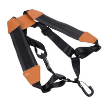 Adjustable Padded Saxophone Shoulder Strap for Alto, Tenor, Soprano Sax Black