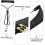 Saxophone neck strap, alto saxophone, adjustable strap, metal button, black 4