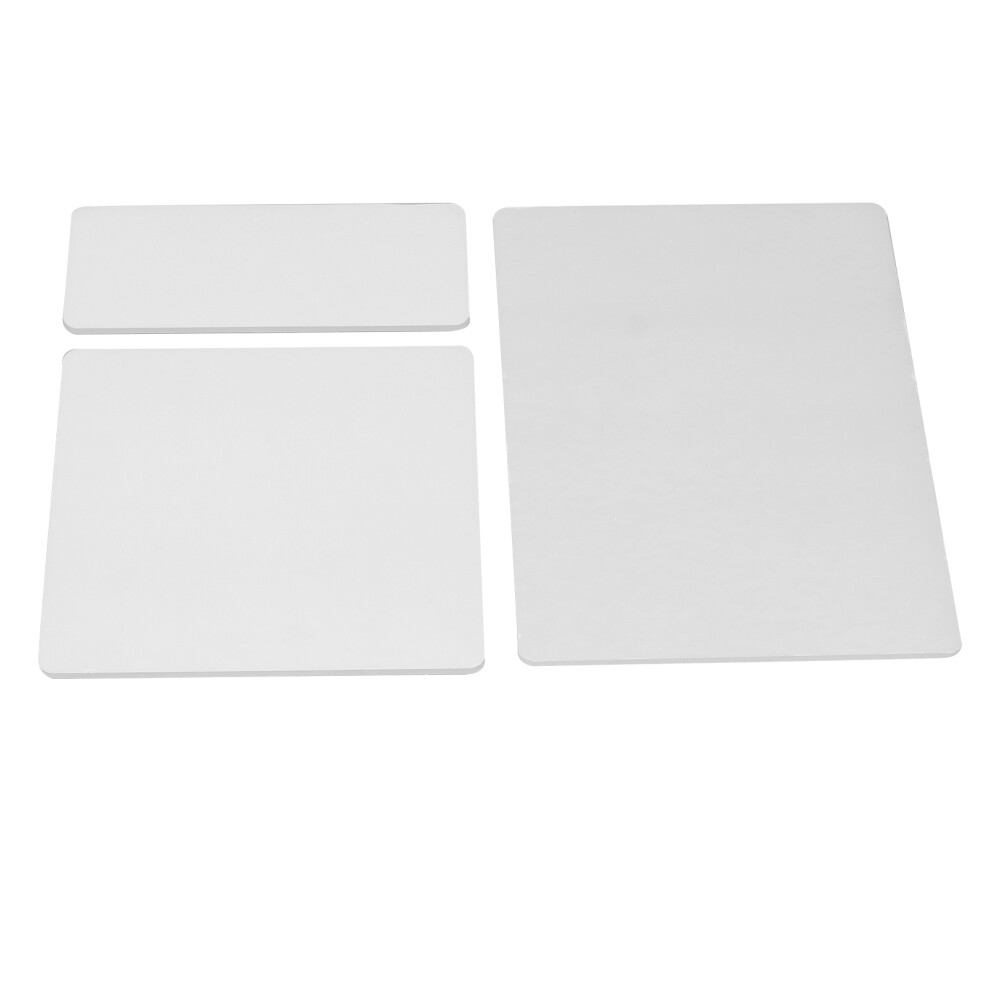 3Pcs Die Cutting Pads Set, Polycarbonate Plates 22X15cm, 15X15cm, 15X6.5cm 7681368769803