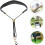 Saxophone neck strap, alto saxophone, adjustable strap, metal button, black 3