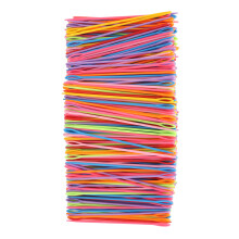 1000 pezzi di aghi da cucire in plastica da 5,9 pollici, occhi colorati