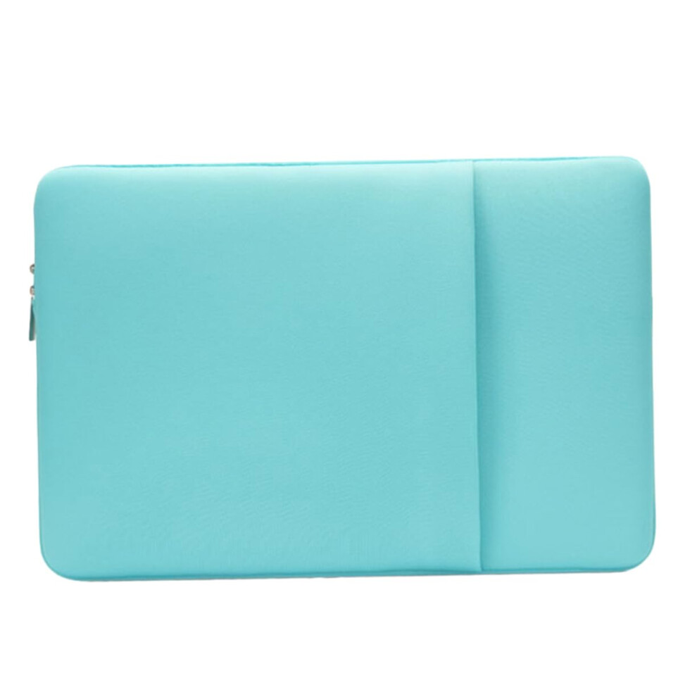 Laptop Sleeve Portable Business Carrying Bag For 15.6-Inch Laptops, Mint Color, Scratch Resistant, Double Zipper Design 9426802366464