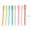 Versatile 1000Pcs Colorful Plastic Needles for Sewing & Knitting Projects 2