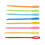 Versatile 1000Pcs Colorful Plastic Needles for Sewing & Knitting Projects 13