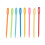 Versatile 1000Pcs Colorful Plastic Needles for Sewing & Knitting Projects 15