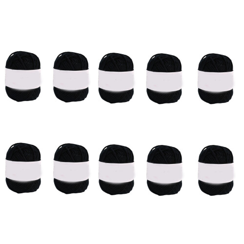 Multipurpose Milk Cotton Knitting Yarn 4-Black