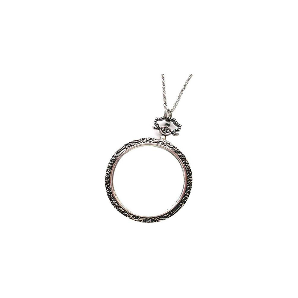 Magnifying Glass Necklace Magnifying Glass Reading HD Handheld Neck Pendant 10x Glass Lens