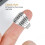 50pcs Metal Sewing Thimble Adjustable Size, Rust-Resistant Silver 8
