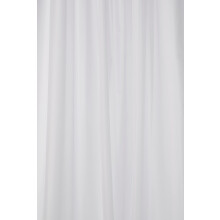 Croydex Professional Plain White Water-Resistant Textile Shower Curtain 1800 X 2100mm