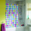 Croydex Croydex Shower Curtain, Textured Dot, 1800 x 1800mm 1
