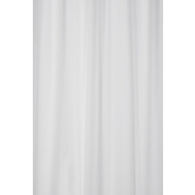 Croydex GP85115 Professional Plain White Water-Resistant Textile Shower Curtain 1800 X 2000mm