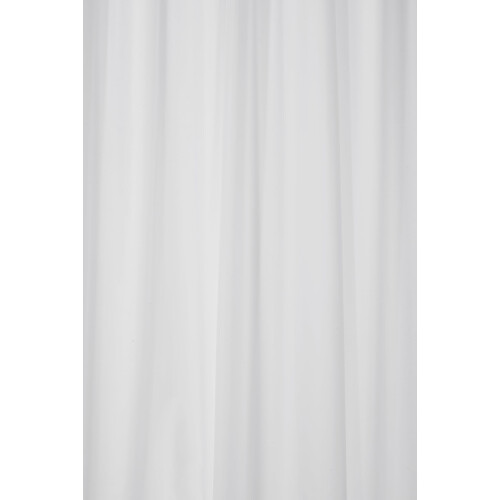 Croydex Croydex GP85115 Professional Plain White Water-Resistant Textile Shower Curtain 1800 X 2000mm