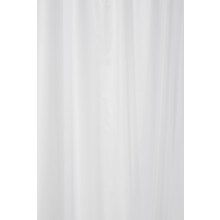 Croydex Professional Plain White Water-Resistant Textile Shower Curtain 2100 X 2100mm