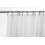 Croydex Croydex GP85115 Professional Plain White Water-Resistant Textile Shower Curtain 1800 X 2000mm 3