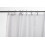 Croydex Croydex Plain White Textile Curtain with Hygiene 'N' Clean, 2000 x 2000mm 2