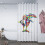Croydex Croydex Steven Brown Hannah McWave Shower Curtain, Multicolour, 1800x1800 1