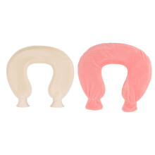 Microwavable Neck Wrap Hot Water Bottle U Shaped Design Soft Rubber Explosion Proof Rubber Bag With Removable Cover For Stress Relief And Travel Comfo