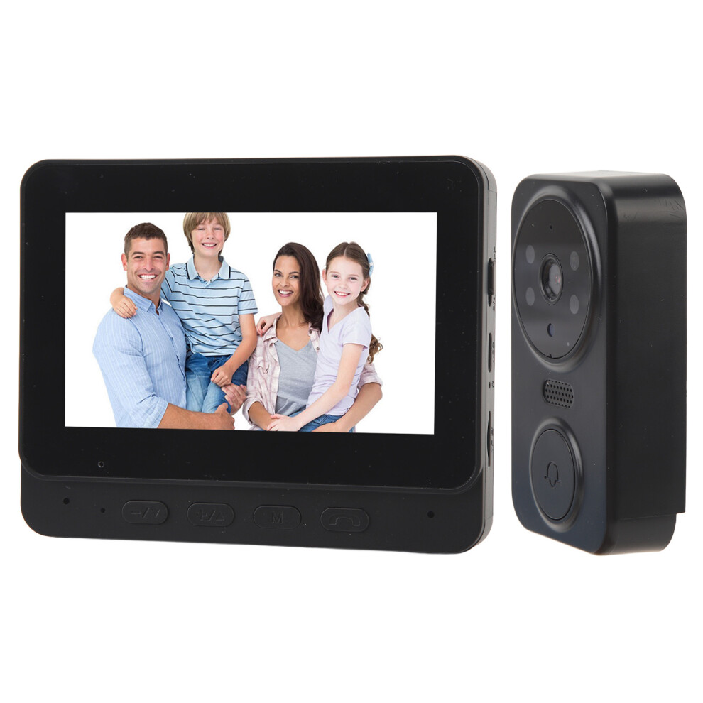 Infrared Night Vision Video Doorbell 2.4Ghz Wifi 2-Way Audio 8711368770727