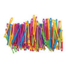 Cleme organizator bobinei de cusut, multicolore, ușor și durabil, design ergonomic din plastic, gaură rotundă pentru depozitare ușoară,