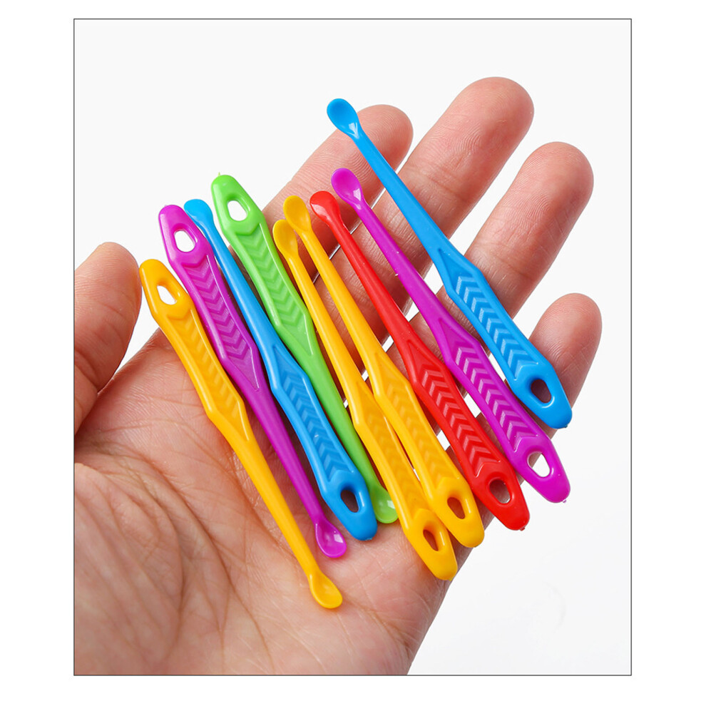 200Pcs Multi-Color Plastic Ear Spoons, Ergonomic 7cm Earwax Removers