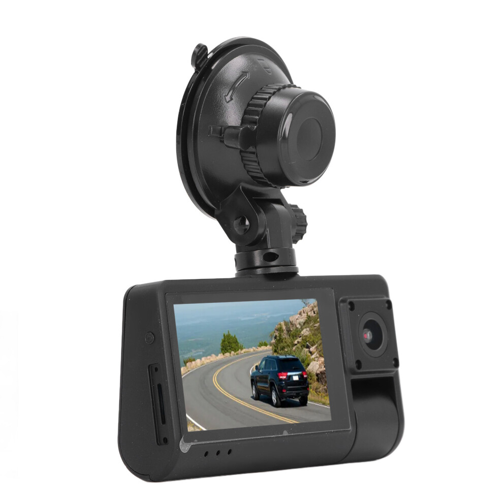 Triple Lens 1080P Dash Cam 3.0" Ips Screen Night Vision Motion Detection 9441381350055