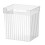 Fridge Organizer Stackable Clear Plastic Storage Bins Transparent Design Wall Mounted Floating Shelves Clear Plastic Dump Bin Pantry Snack Organizer U 1