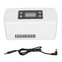 Mini Insulin Fridge USB Rechargeable Portable Cooler Case With LED Temperature Monitor Alarm System Lightweight Low Noise Travel Medical Refrigerator