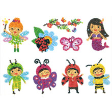 Diamond Painting Fairies Sticker Kit for Children Age 5 Ref: 6843