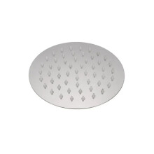 6 Inch Rain Showerhead, High Flow Stainless Steel with Anti-limescale Silicon Nozzles, Space Saving Low Profile for Luxurious Showering