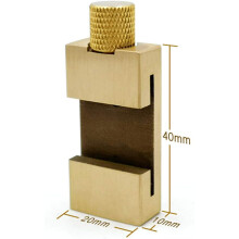 Professional Woodworking Tool, Stainless Steel Ruler With Scriber Block And Dual Scale Readings