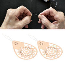 10pcs Rose Gold Threading Aids for Hand Sewing, Cross Stitch & Embroidery