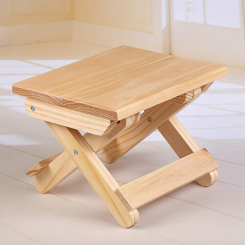 Durable Bamboo Construction Side Table, Compact Design for Easy Portability, Suitable for Indoor Outdoor Use