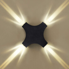 Apparecchio di illuminazione direzionale (verso l'alto e verso il basso) in materiale resistente, design moderno, facile installazione, impermeabile,
