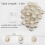 Indoor Decorations, Lantern Globe Ball String Lights with Timer Function for Room Décor, Small Shiny Metal Balls Create Ambient Lighting (Battery 8