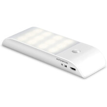 Verstelbare helderheid, bewegingssensor, nachtlampje met oplaadbare batterij en 3 lichtstanden, eenvoudig te installeren voor trappen en gangen.