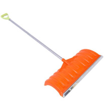 Lightweight Snow Shovel with Ergonomic DHandle for Driveway and Sidewalk 138cm Orange