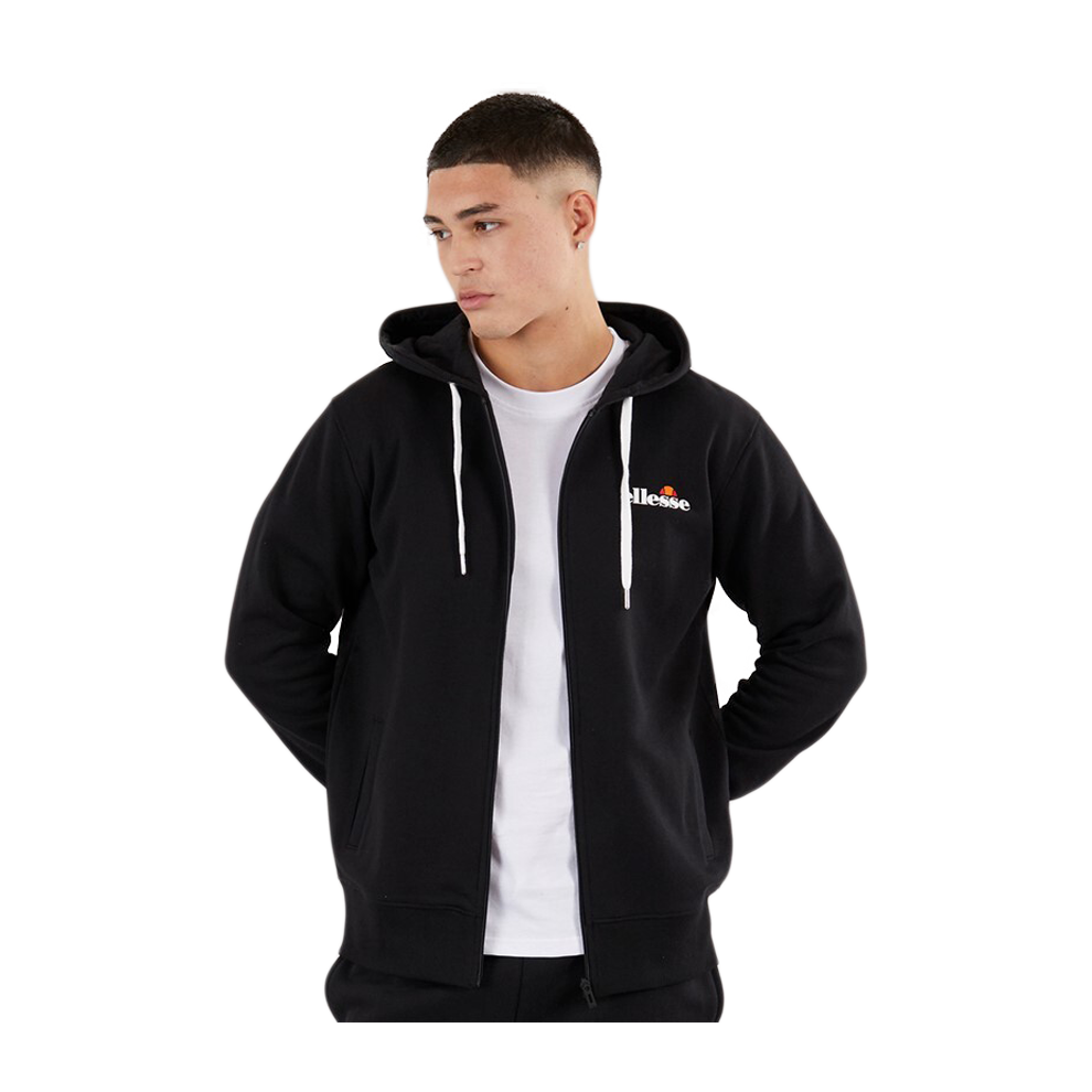 Ellesse Klemerio Full Zip Hoodie Uk M Black