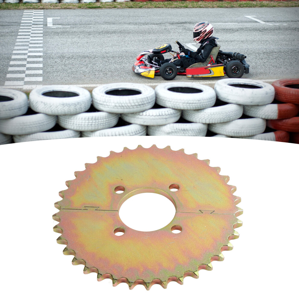 530 58Mm 37T Steel Atv Go Kart Chain Sprocket, 4-Hole 3081368771150