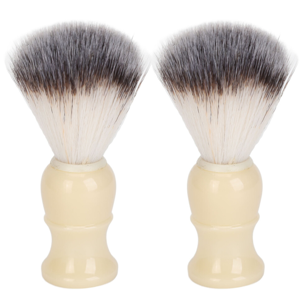 Premium Beard Shaving Brush With Synthetic Bristles, Gentle Exfoliation And Smooth Shave For Men, Elegant Handle Design Quick Drying And Portable For