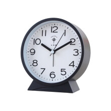 Réveil de chambre d'enfants, mouvement silencieux, horloge-Noir